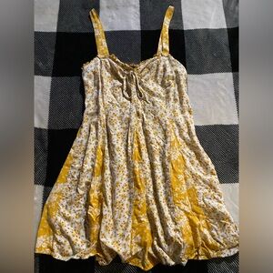 Mini floral summer dress